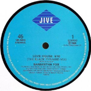 Samantha Fox - Love House / 12 Maxi