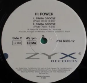 Hi Power - Cult Of Snap/Simba Groove