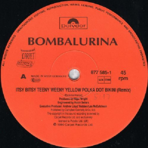 Bombalurina - Itsy Bitsy Teeny Weeny Yellow Polka Dot Bikini