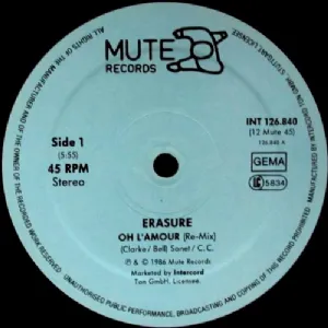 Erasure - Oh LAmour / Re-Mix