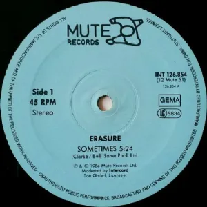 Erasure - Sometimes