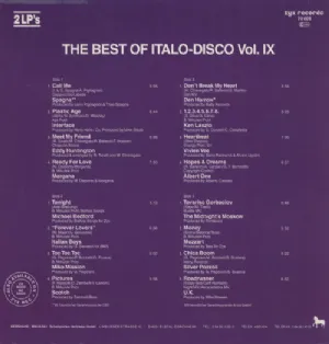 Various - The Best Of Italo-Disco Vol. 9 / LP Duplo
