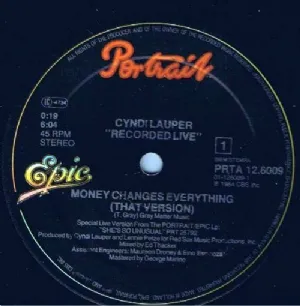 Cyndi Lauper - Money Changes Everything