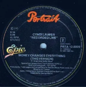 Cyndi Lauper - Money Changes Everything