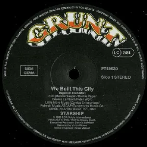 Starship - We Built This City