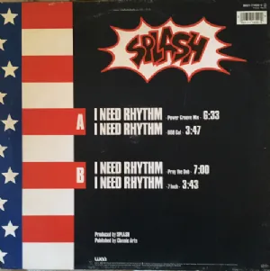 Splash - I Need Rhythm