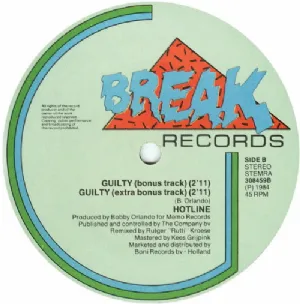Hotline - Guilty / Special Remix By Rutger Rutti Kroese