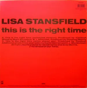 Lisa Stansfield - This Is The Right Time