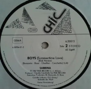 Sabrina - Boys / Summertime Love Remixed