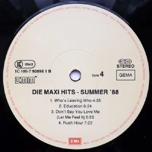Various - Die Maxi Hits - Summer 88 / LP Duplo