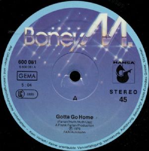 Boney M. - Gotta Go Home -Long Version / El Lute