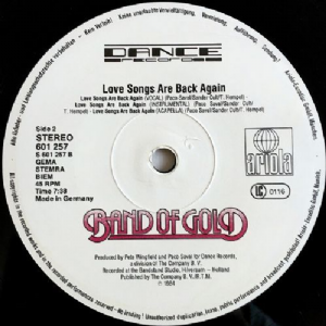 Band Of Gold - Love Songs Are Back Again