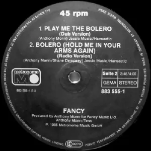 Fancy - Bolero / Hold Me In Your Arms Again