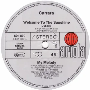Carrara - Welcome To The Sunshine