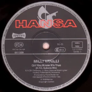 Milli Vanilli - Girl You Know Its True / N.Y.C. Subway Mix