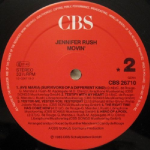 Jennifer Rush - Movin