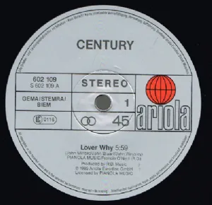 Century - Lover Why / Maxi-Single