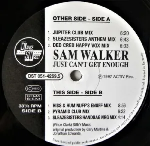 Sam Walker - Just Cant Get Enough / Depeche Mode Cover