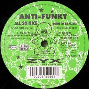 Anti-Funky - All So Nice / Let's Go Dancing