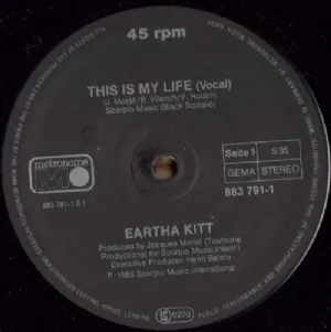 Eartha Kitt - This Is My Life