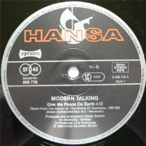 Modern Talking - Give Me Peace On Earth