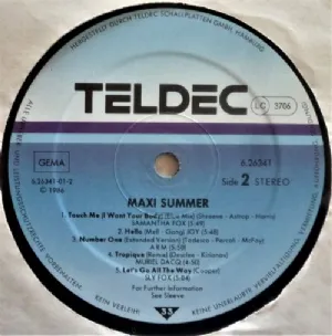 Various - Maxi Summer / 9 tracks Maxi Version