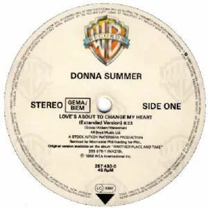 Donna Summer - Loves About To Change My Heart