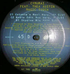 Cymurai Feat. Thea Austin - Magic Touch / 12'' Duplo