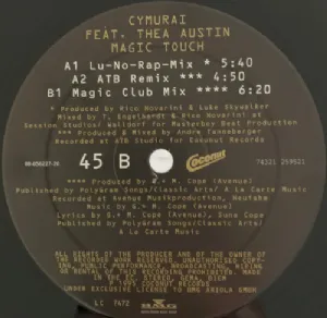 Cymurai Feat. Thea Austin - Magic Touch / 12'' Duplo