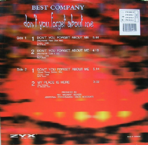 Best Company - Dont You Forget About Me
