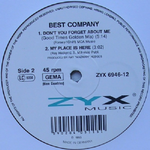 Best Company - Dont You Forget About Me