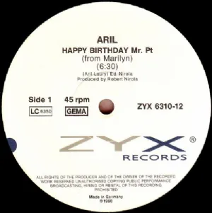 Aril - Happy Birthday Mr. Pt. / From Marilyn
