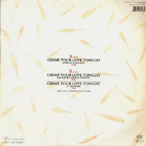 Sandy Wilson - Gimme Your Love Tonight / Special Club-Mix