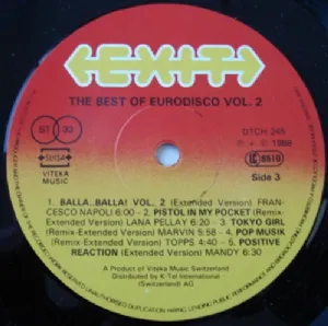 Various - The Best Of Eurodisco Vol. 2 / LP Duplo