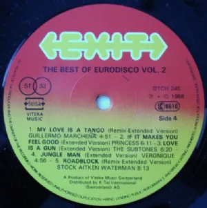 Various - The Best Of Eurodisco Vol. 2 / LP Duplo