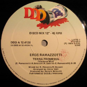 Eros Ramazzotti - Terra Promessa / Special Dance Version Raro!